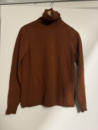 MaxMara Studio Rollkragenpullover aus Kaschmir raun Grösse S