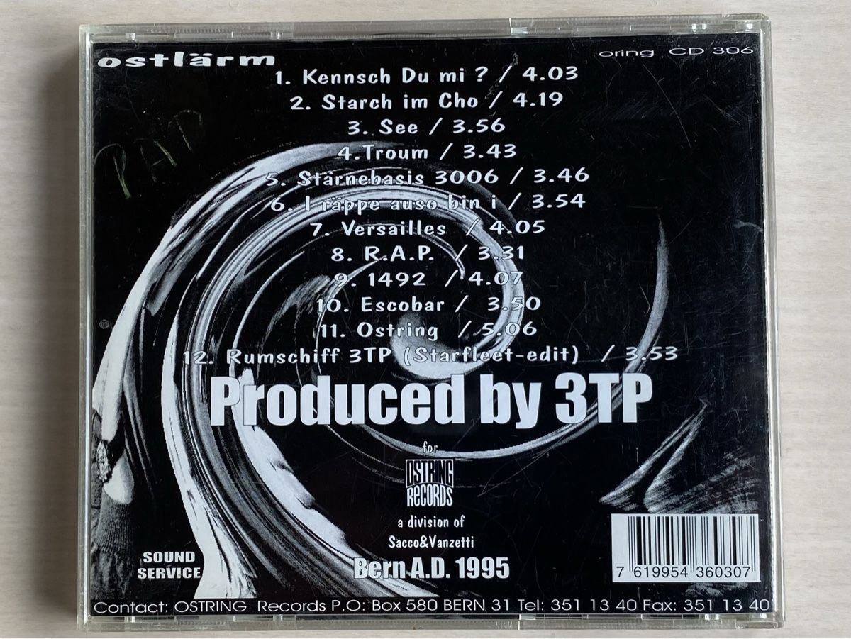 CD: Three Tree Posse - Ostlärm CD Kult-Hip-Hop 90er – Usato da Oberried Brienz venduto da Chyara 1
