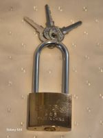 Bliss 265 Vorhängeschloss mit 3 Schlüsseln, robust und siche