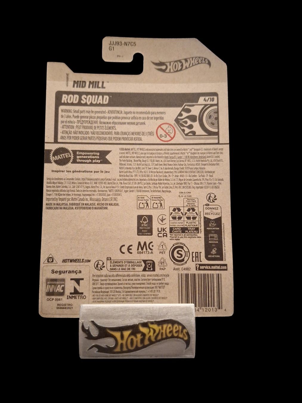 Hot Wheels Modellini d'auto: Hot Wheels Rod Squad 2026 Mid Mill 4/10 L – Nuovo e nell'imballaggio originale da Adlikon venduto da Mmartin0 1