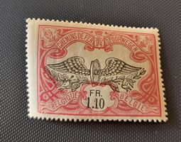 Belgien alte briefmarke