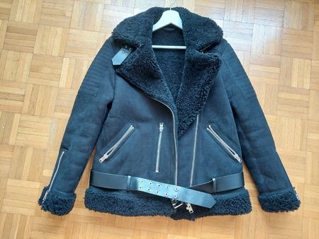 Allsaints Lammfelljacke für Damen in Grösse M