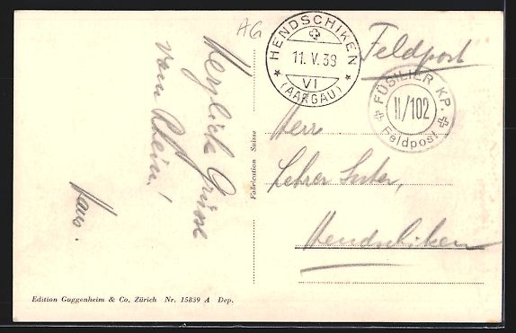 Cartes postales: Rümikon /Aarg., Restaurant Salmen, Orts – D'occasion à Berlin par bartko-reher 1