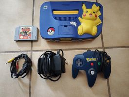 Nintendo 64 Pikachu Edition mit Spiel Pokemon Snap