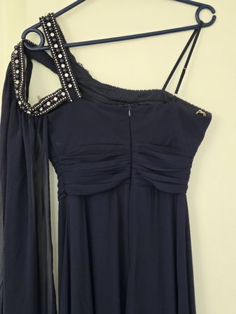 Abendkleid, Gr. 38, Dunkelblau, wie neu