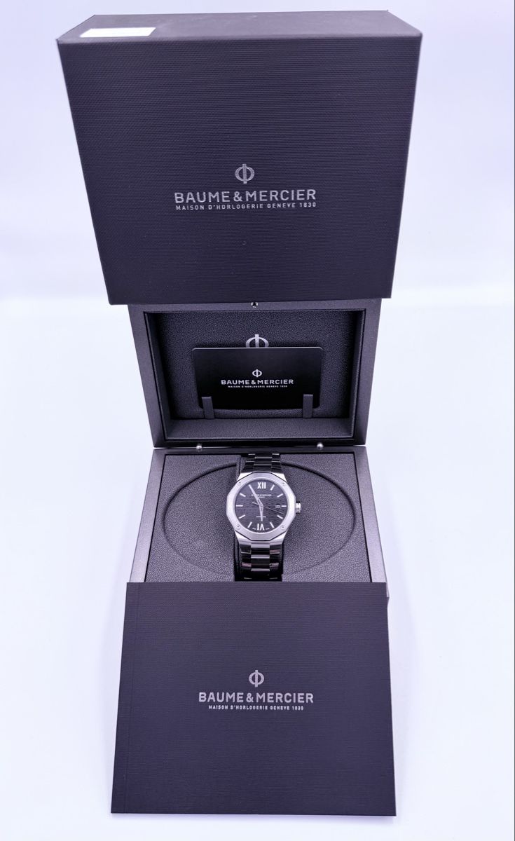 Baume & Mercier Montres: Baume & Mercier Riviera Automatic - New Full Set – Neuf avec emballage d'origine à Versoix par WatchesGeneva 5