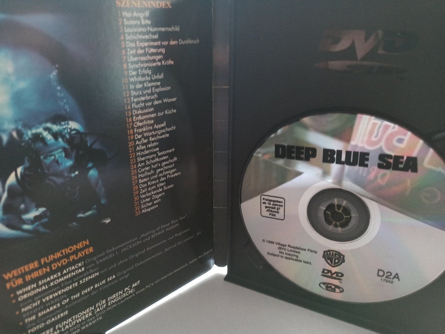 Tutti i DVDs: Deep Blue Sea – Usato da Dübendorf venduto da kb86_MOVIE 2