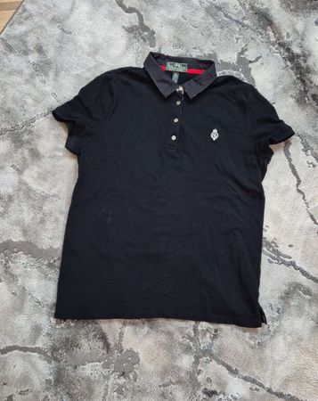 #12 - Polo Hemd Schwarz XL