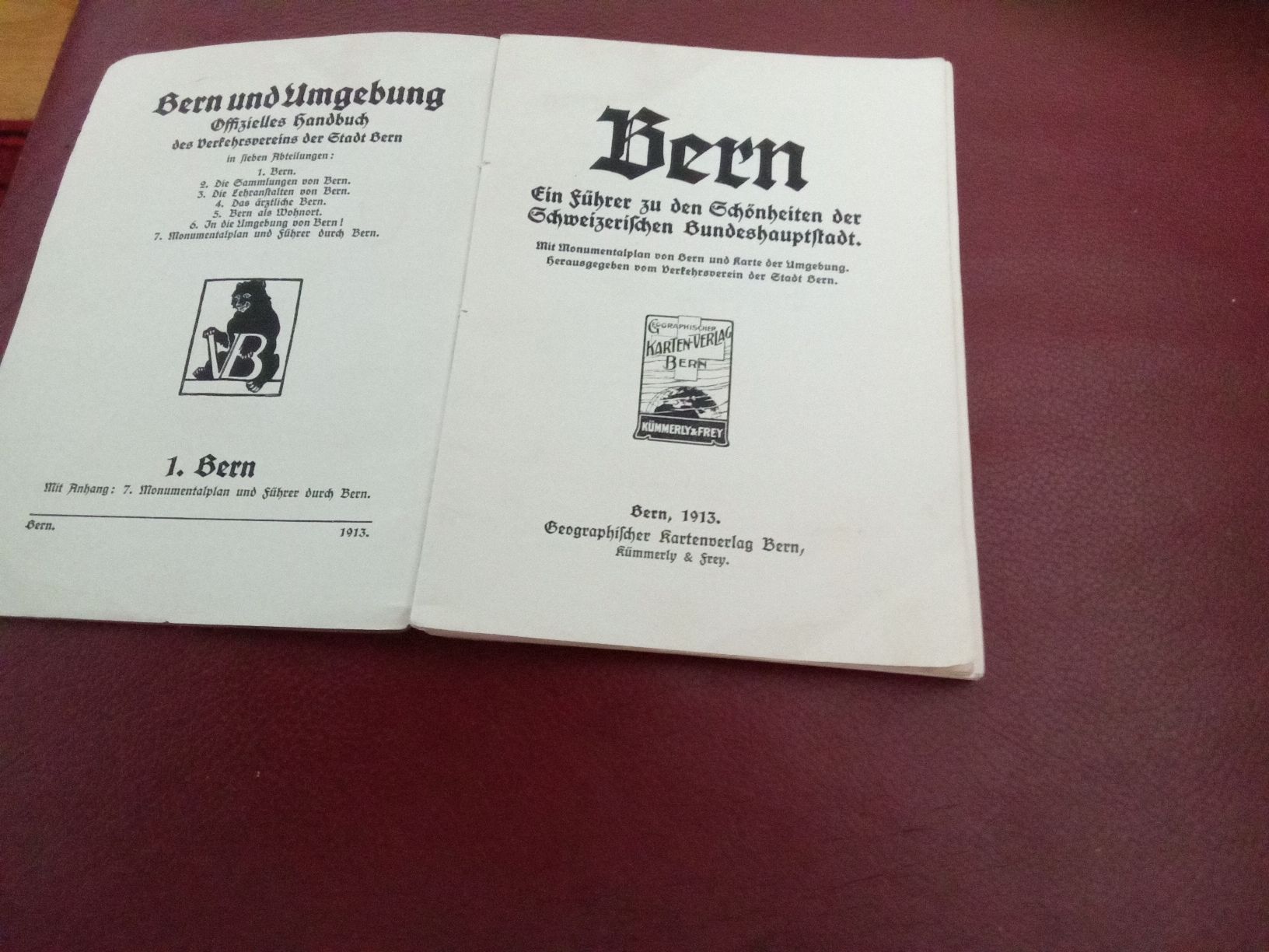 Libri: 4 ALTE STADTFÜHRER VON BERN – Usato da Muri BE venduto da Alk 7