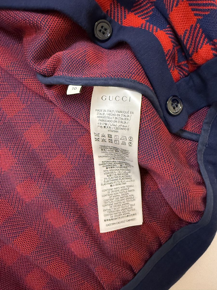 Giacche: Gucci Cardigan - Red & Navy Check Pattern - Size 10! – Nuovo (secondo la descrizione) da Meilen venduto da babanova 3