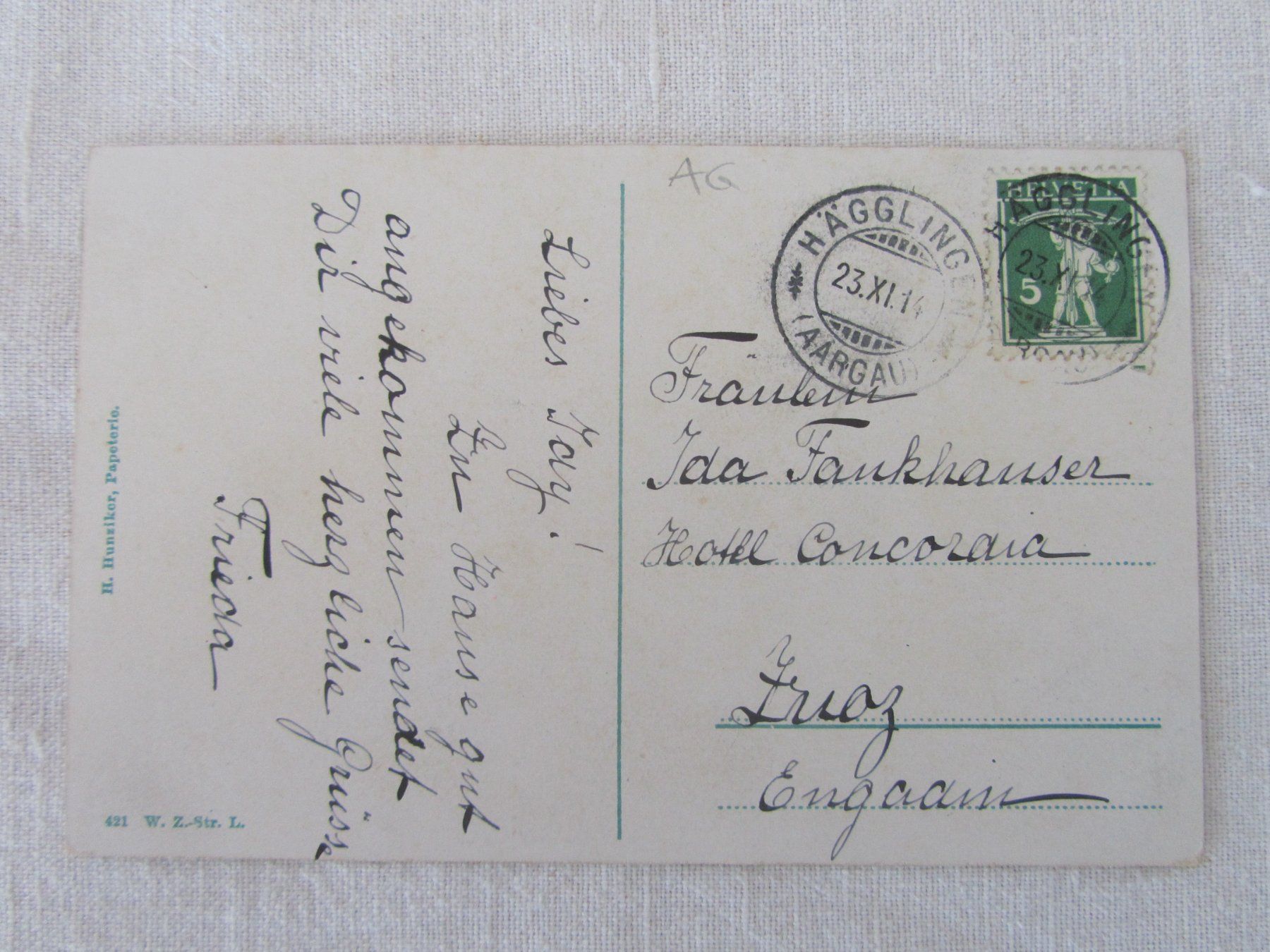 Cartoline postali: Hägglingen – Usato da Seengen venduto da mikelele 1