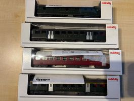 Maerklin 4 voitures légères CFF