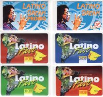 LATINO DREAM / Latino Fast - 6 seltene Prepaid Telefonkarten
