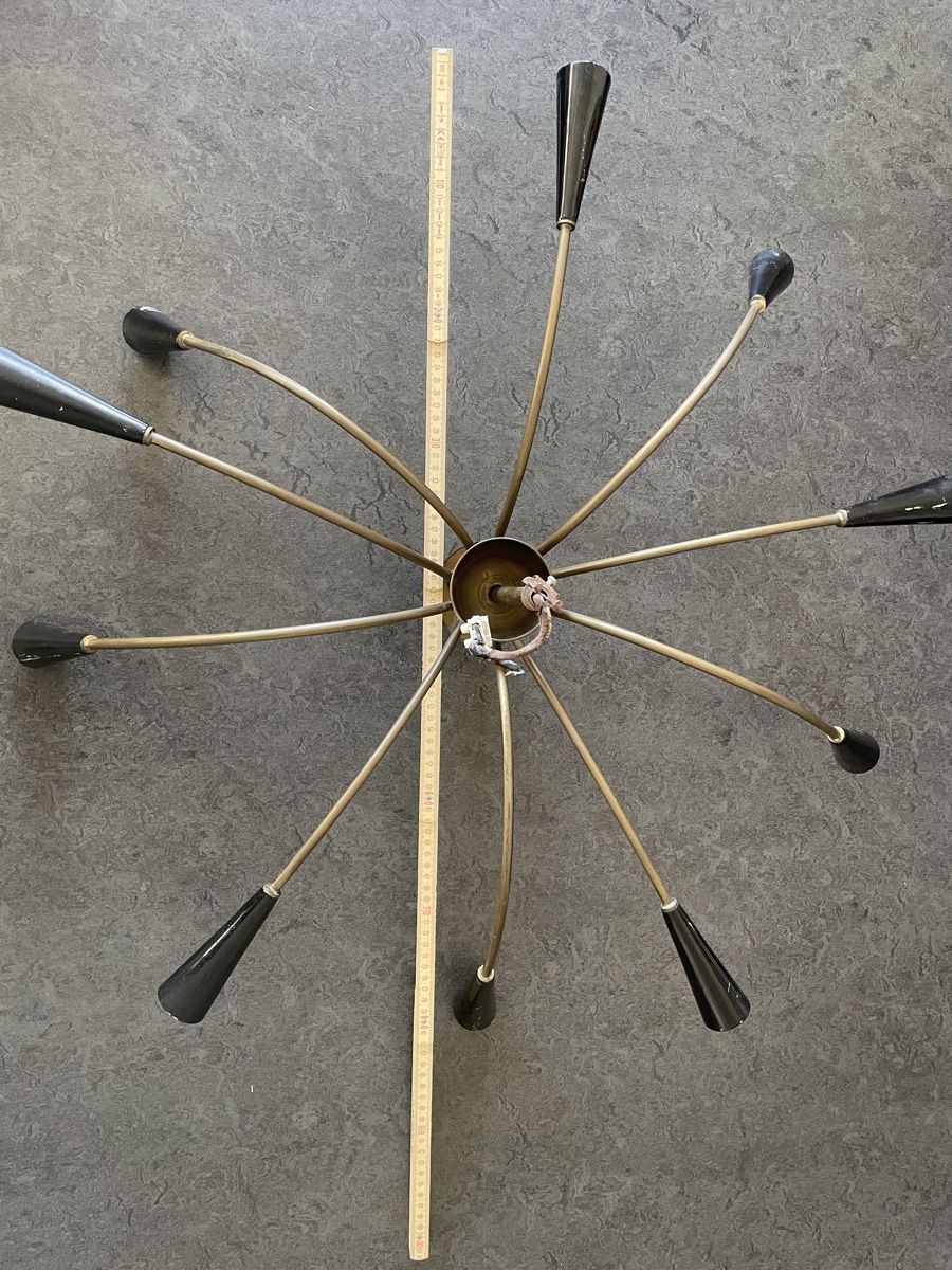 Lampadari & plafoniere: Spider Lampe Vintage gold-schwarz – Usato da Zürich venduto da ehupp 1