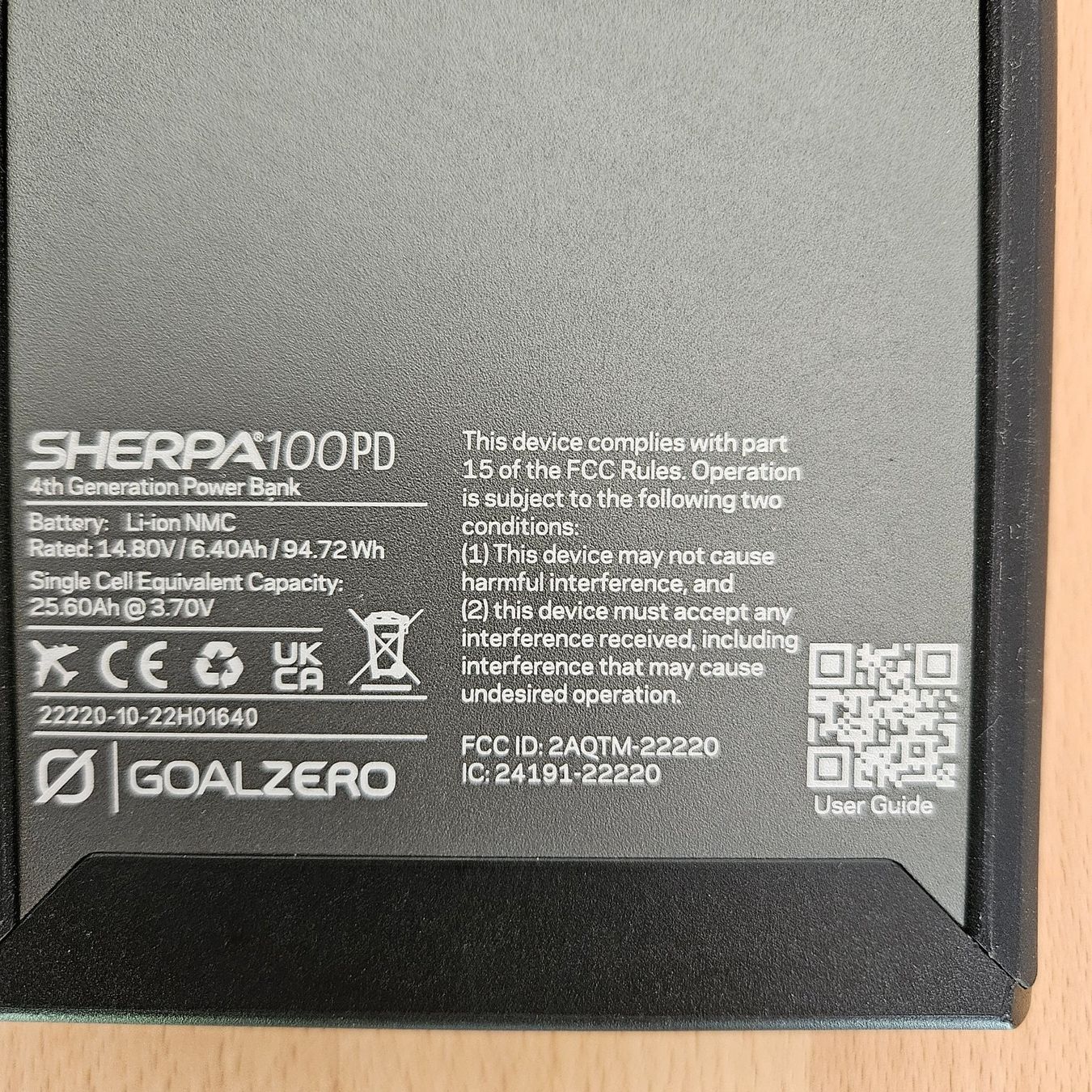 Goal Zero Batterie: Sherpa 100 PD von Goal Zero – Usato da Rafz venduto da Buchwerkstatt 2