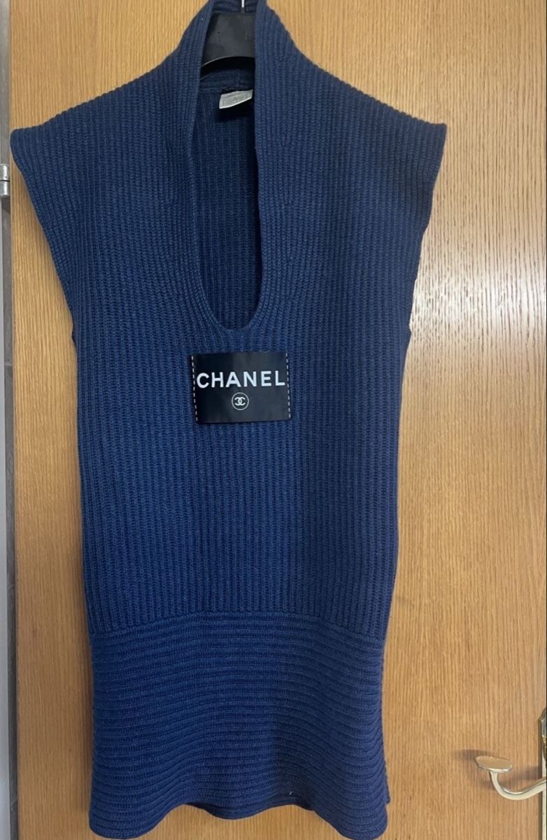Chanel Vestiti: Chanel 2008 Strickkleid mit Logo, Gr.38 – Usato da Zürich venduto da NNK28 4