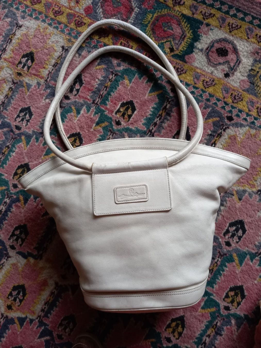 Aigner Borse da donna: Sac cuir blanc vintage Aigner – Usato da St-Sulpice VD venduto da asc_5twt