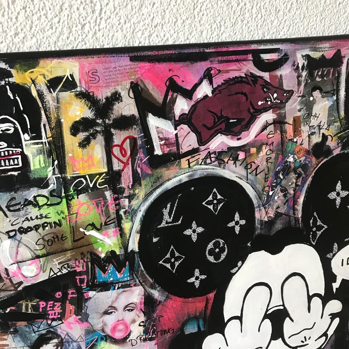 Foto & Immagini: Mickey Mouse Pop Art Kunst Bild Original Amore Champagner – Nuovo (secondo la descrizione) da St. Niklausen LU venduto da Stefan_Bammert_Art 2