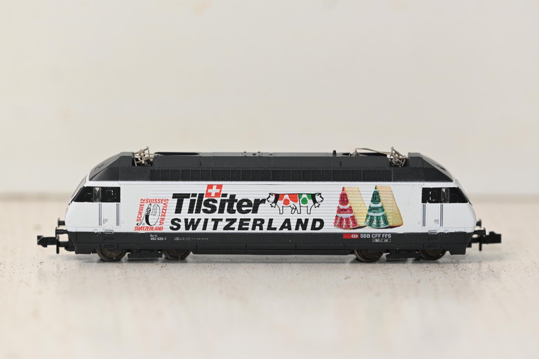 Trix Modellini di ferrovie: SBB Re 460 Tilsiter Minitrix Spur N mit OVP – Usato da Laupen ZH venduto da Zmoewe 5