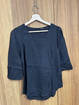 schwarze Bluse