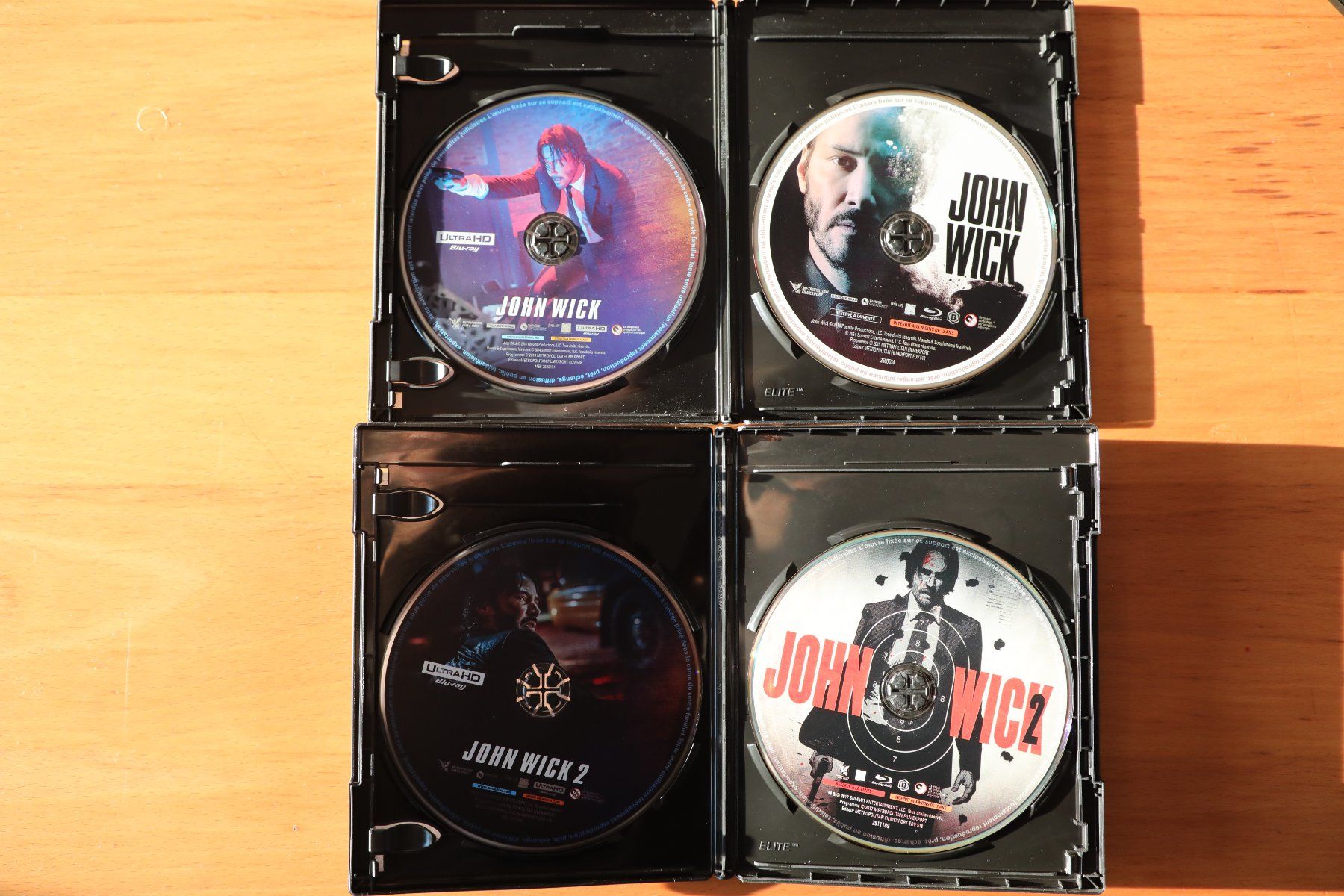 Tutti i DVDs: 4K UHD Blu-ray JOHN WICK La trilogie – Usato da Porrentruy venduto da tupatup 4