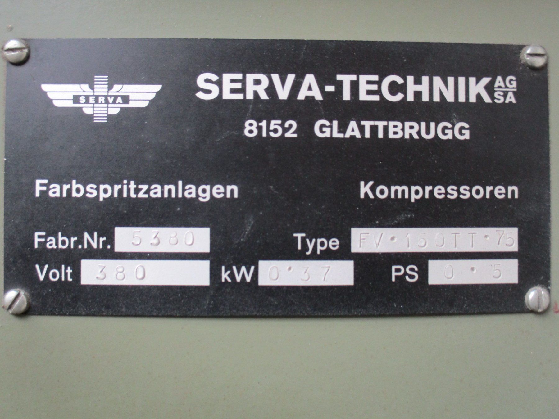 Alle Werkzeuge: Farbspritzanlage SERVA-TECHNIK AG 3stück – Gebraucht aus Seon von zomahandel 4