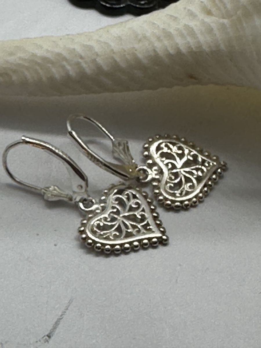 Orecchini pendenti & Orecchini a lobo: Herz Ohrringe Silber 925 – Nuovo e nell'imballaggio originale da Niederglatt ZH venduto da Silberschmuck-design 1