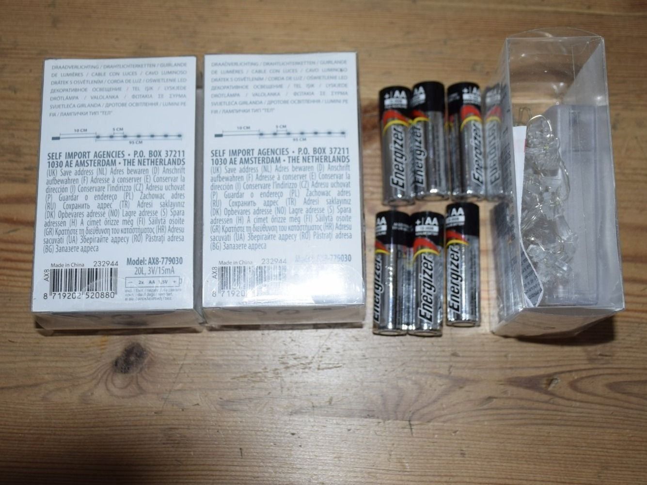 Ghirlande e barre luminose: Set mit 3 Lichertketten – Nuovo e nell'imballaggio originale da Wetzikon ZH venduto da Wetzicardo25 2