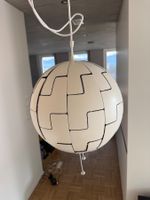 IKEA PS 2014 Hängelampe – Weiss / Silber (Ø 35 cm)