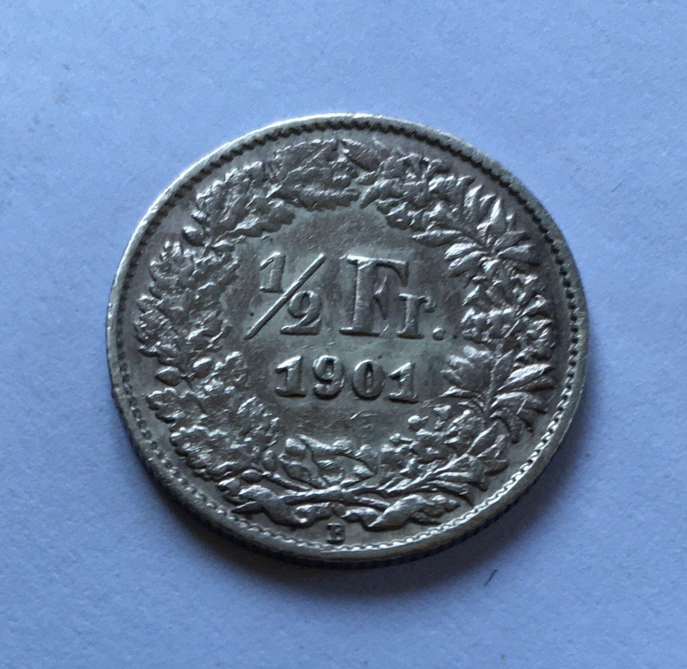 Toutes les monnaies: 1901 50 Rappen -vz – D'occasion à Kirchberg SG par Zenhad69