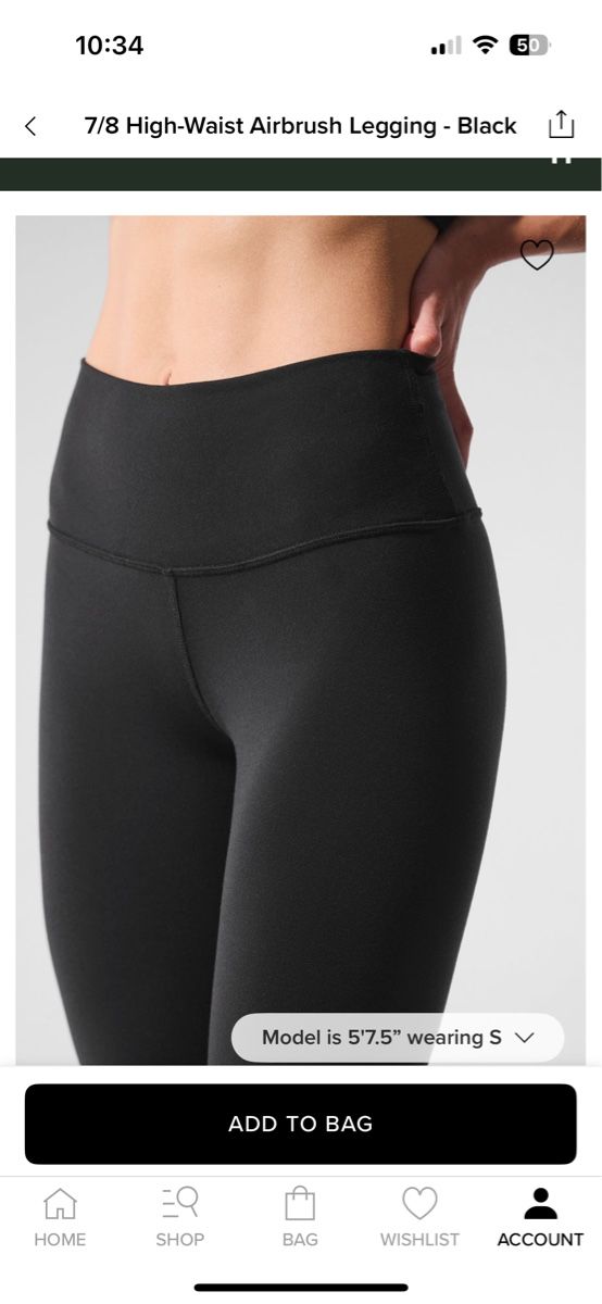 Alo Yoga Leggings: Alo Yoga 7/8 leggins – Usato da Zürich venduto da millaiana 4