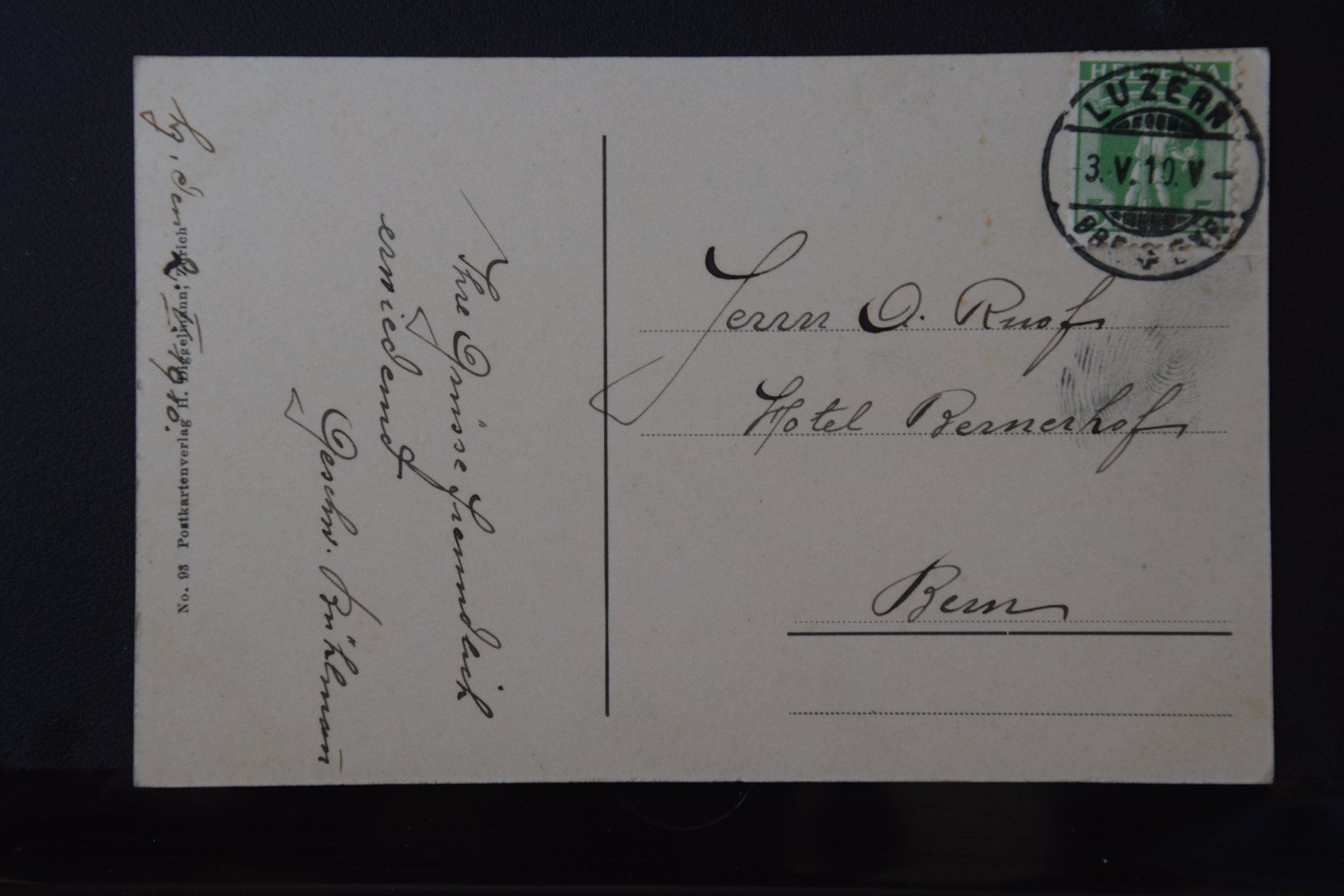 Cartoline postali: AK Luzern, Kantonalbank 1910 – Usato da Luzern venduto da CH2018 1