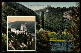 AK Pfeffingen, Ruine Pfeffingen, Burgruine, Landschaft