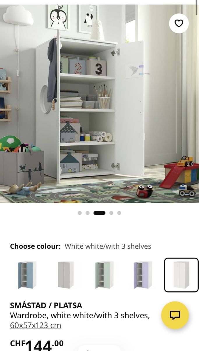 Ikea Armoires: 2x IKEA SMÅSTAD / PLATSA Wardrobes – White – Neuf (Voir description) à Zürich par grace89 4