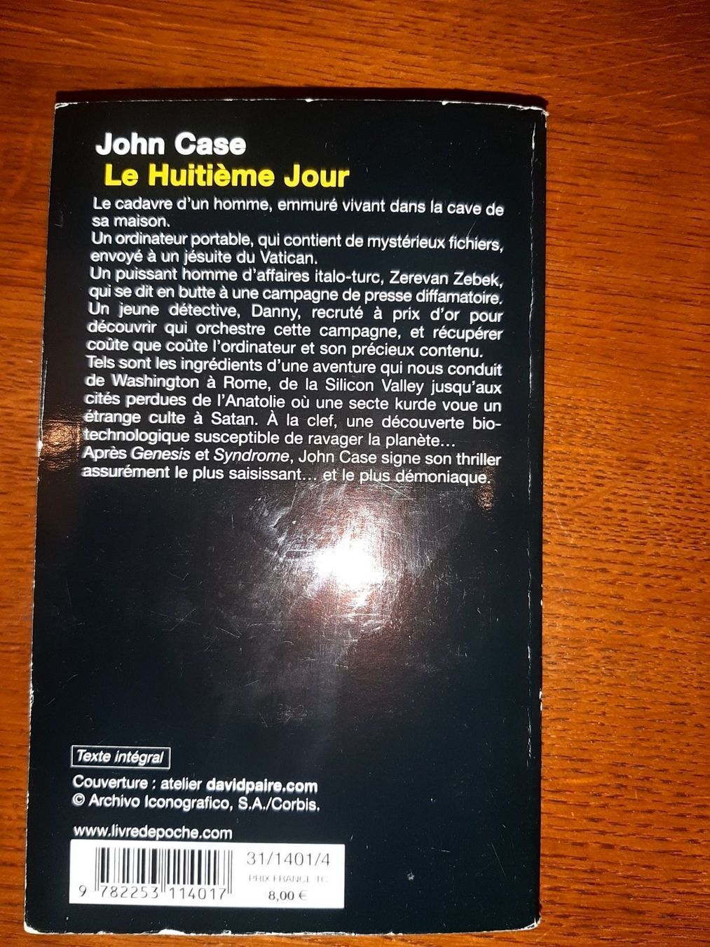 Libri: John case le huitieme jour – Usato da Le locle venduto da juliensaran 3