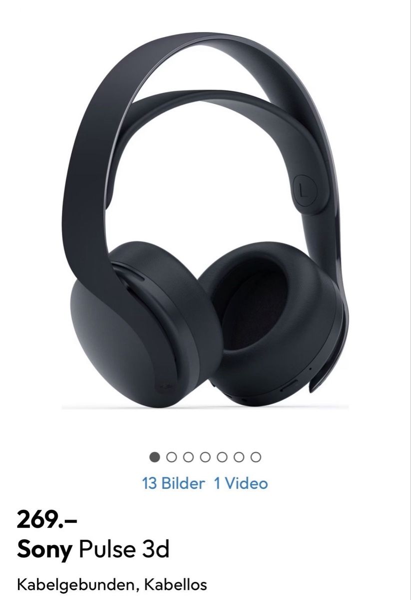 Cuffie: Sony Pulse 3d Headset – Nuovo (secondo la descrizione) da Steffisburg venduto da jan._steffen 1
