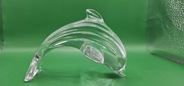 Waterford Crystal Signed Jumping Delgin Figur Paperweight