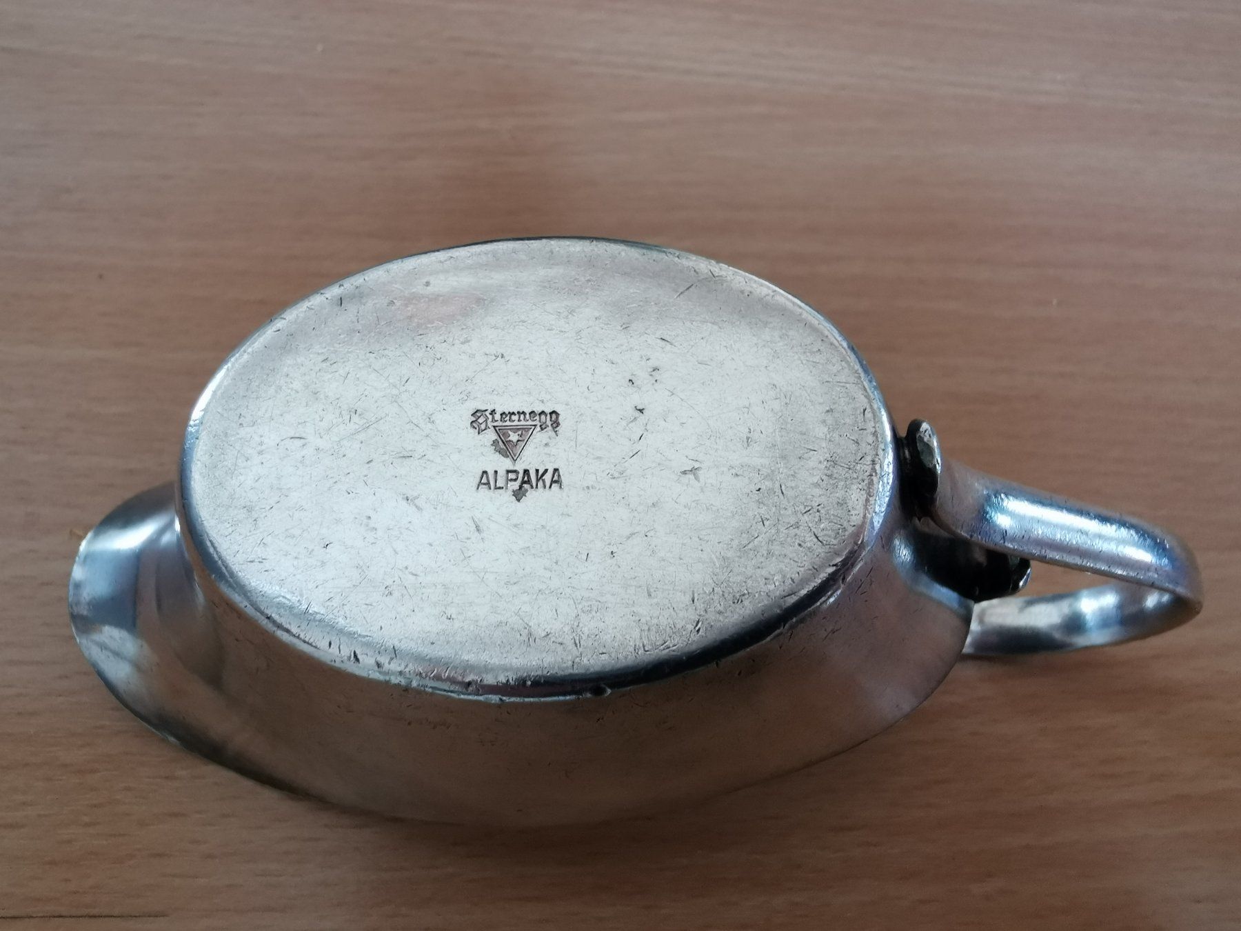 Schalen: Saucière Sternegg Alpakasilber antik – Gebraucht aus Stäfa von flamingo_17 5