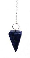 Handschliffpendel 6-kant - Lapis Lazuli