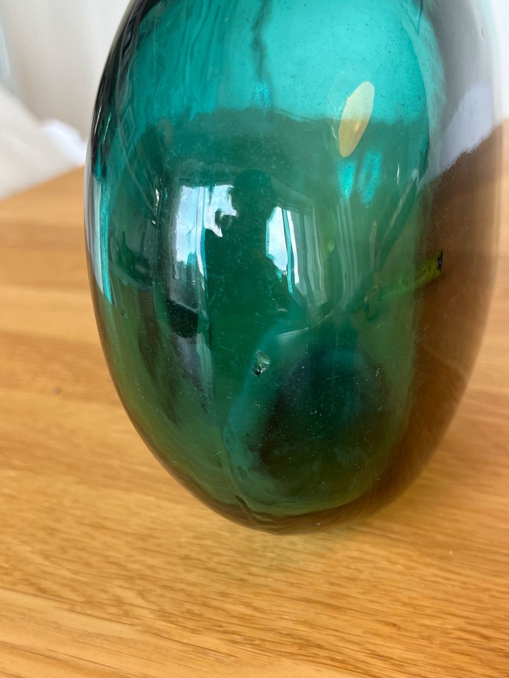 Caraffe: Vintage grüne Glaskaraffe Dekanter – Usato da Zollikerberg venduto da god_6ptz 7