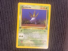 Pokemon Mystherbe 1.Edition Non Holo Jungle Französisch