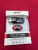 NEU Infini 3 white Leds Headlight - Velo Licht Lampe