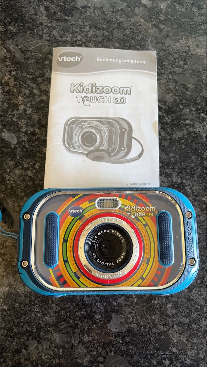 Vtech Kamera: Digitalkamera VTech Kidizoom Touch 5.0 blau gebraucht – Gebraucht aus Pfaffhausen von Flocke_1