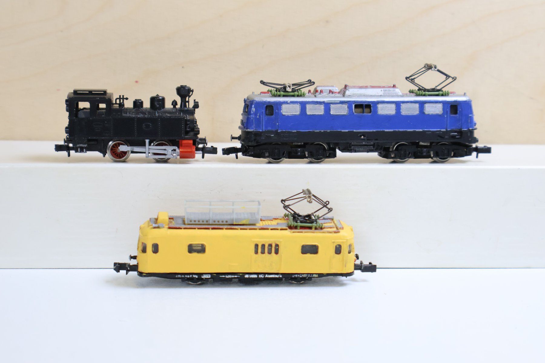 Fleischmann Modellini di ferrovie: Fleischmann/Arnold 3 x Loks - Spur N – Usato da Winterthur venduto da Monstera 4