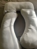 Pregnancy Pillow U-Shaped Grey Good Condition