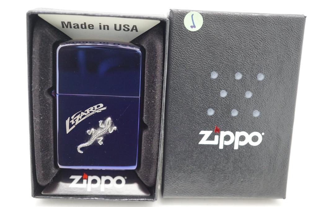 Zippo Gecko Emblem grigio Accendino 