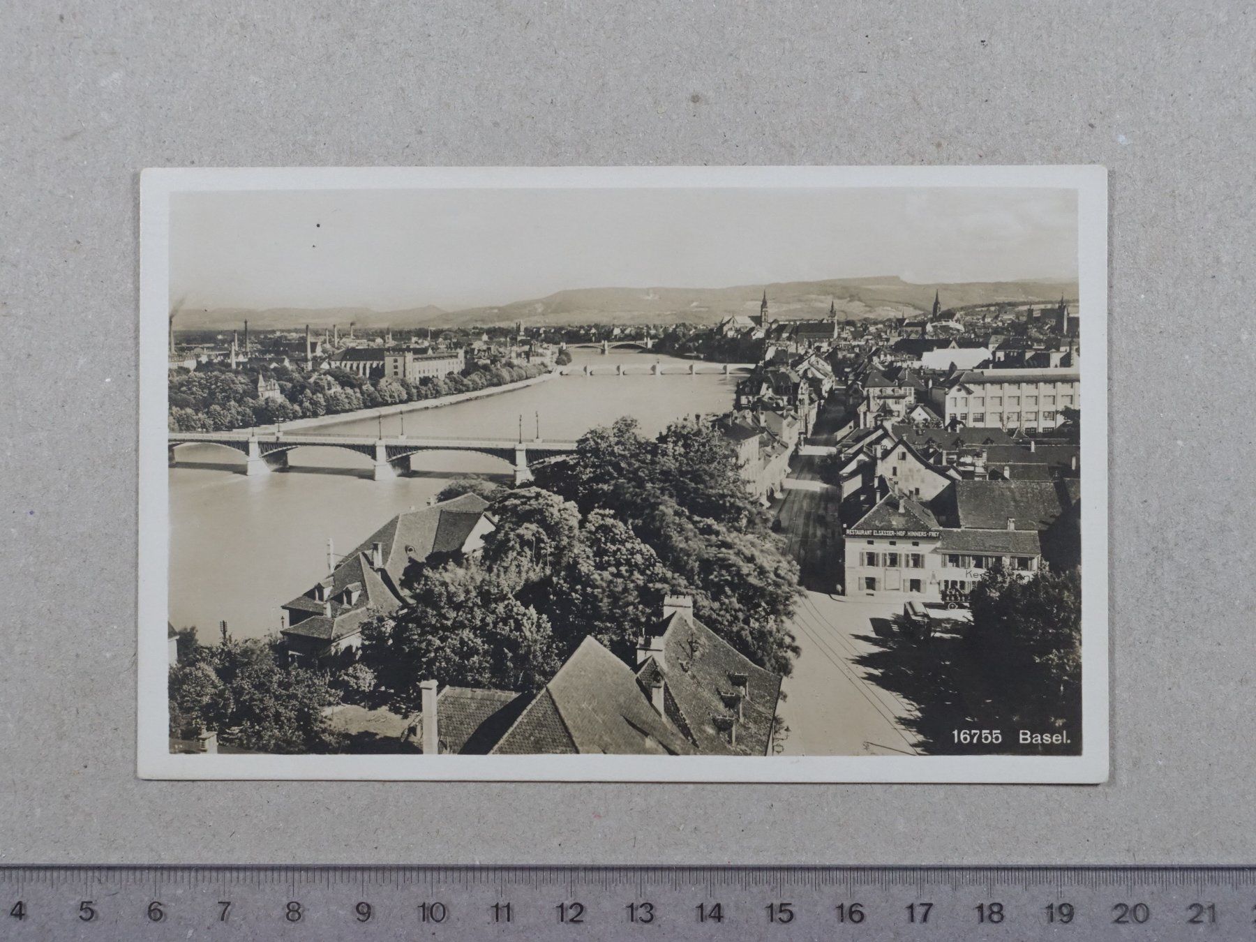 Cartoline postali: Basel – Usato da Lenzburg venduto da fh1