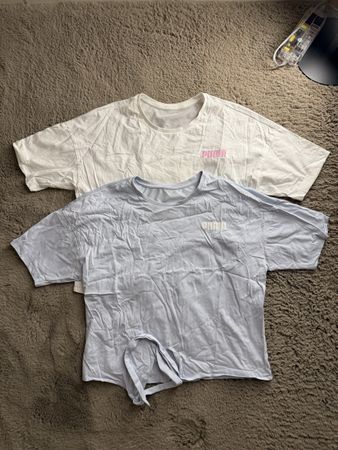 2 Puma Crop-Shirts Grösse S