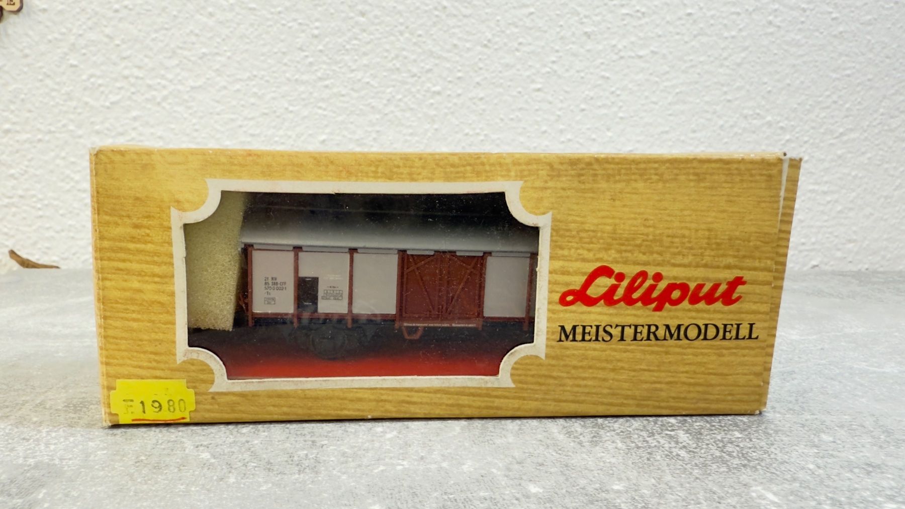Liliput Modelleisenbahnen: Liliput Güterwagen  H0 / AC in OVP – Gebraucht aus Windlach von Kelebra