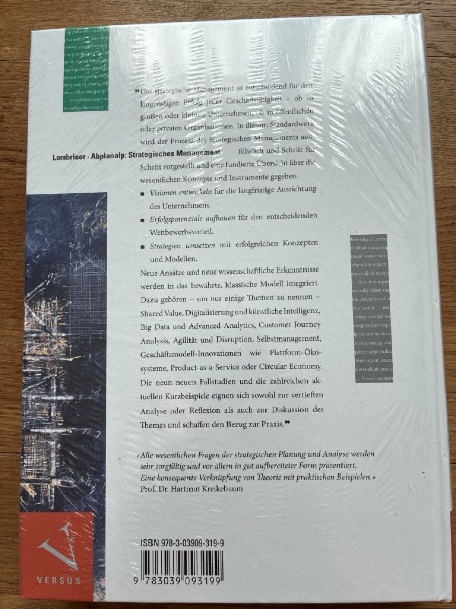 Libri: Strategisches Management – Nuovo e nell'imballaggio originale da Lyss venduto da SirStockosBirkos 1